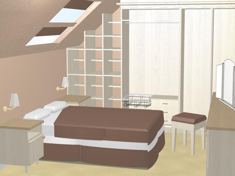 Bedroom showing internals